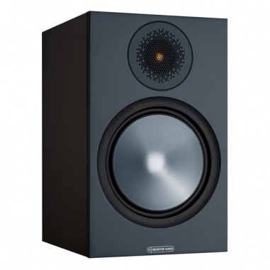 Monitor audio bronze 100 6g black - coppia diffusori da supporto bass reflex a 2 vie