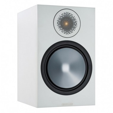 Monitor audio bronze 100 6g white - coppia diffusori da supporto bass reflex a 2 vie