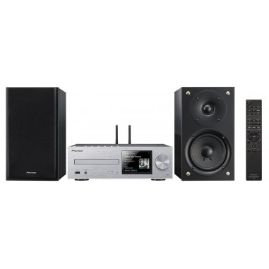 Pioneer x-hm76d-sb silver/black - microsistema di rete hi-fi