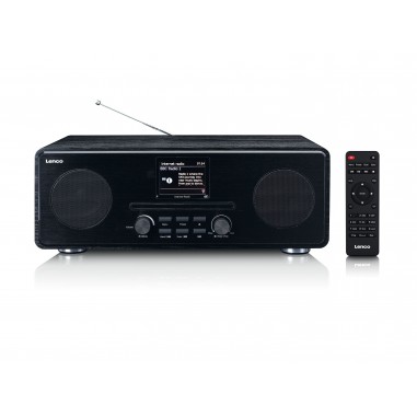 Lenco dir-260bk black - internet radio