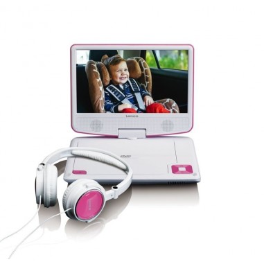 Lenco dvp-910 pink - lettore dvd portatile