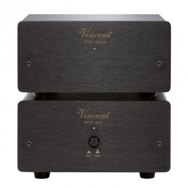 Vincent pho-300 nero - preamplificatore phono 2 telai