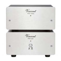Vincent pho-300 silver - preamplificatore phono 2 telai