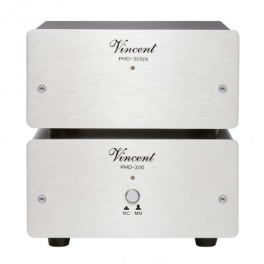 Vincent pho-300 silver - preamplificatore phono 2 telai