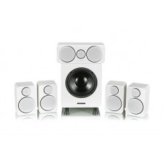 Wharfedale dx-2 5.1 hcp leather white - sistema completo...