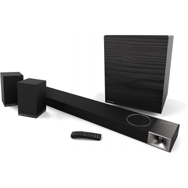 Klipsch cinema 1200 sound bar eua with sub & sur black - sistema di diffusori