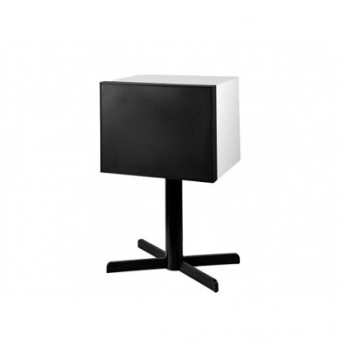 Geneva DeCon White wood and Black aluminium - Altoparlante Stereo Hi Fi