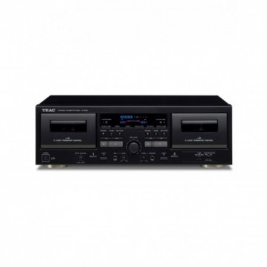 Teac W-1200-B Nero (Legacy Line) - Lettore Audio cassette doppio