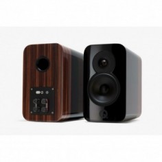 Q Acoustics Q CONCEPT 300 nero high gloss + rosewood -...