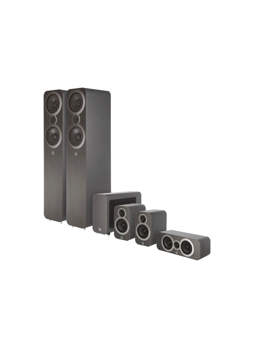 Q Acoustics Q 3050i CINEMA PACK grigio Sistema home cinema