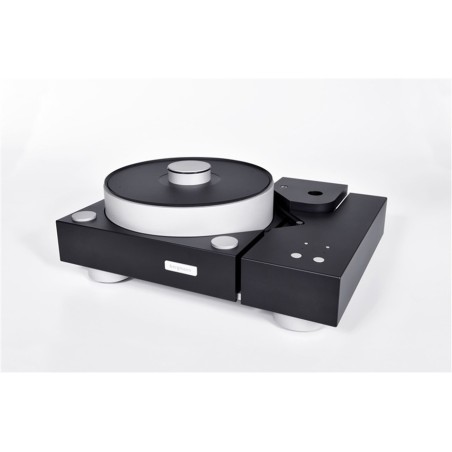 Bergmann Galder B/S+Vacuum nero/argento - Giradischi