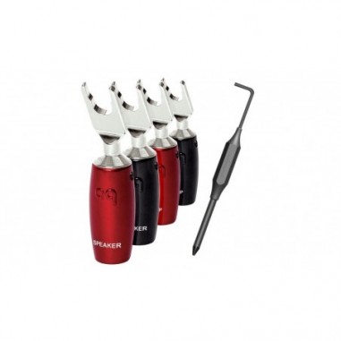 Audioquest 1000 Series Multi-Spade Silver - Connettori per diffusori