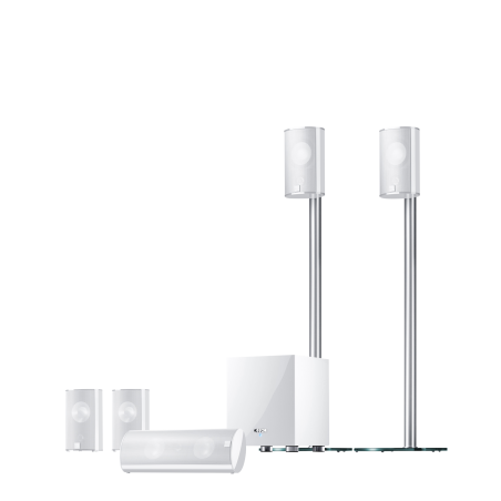 Canton Movie 2005.3 bianco high gloss - Sistema Home Theater