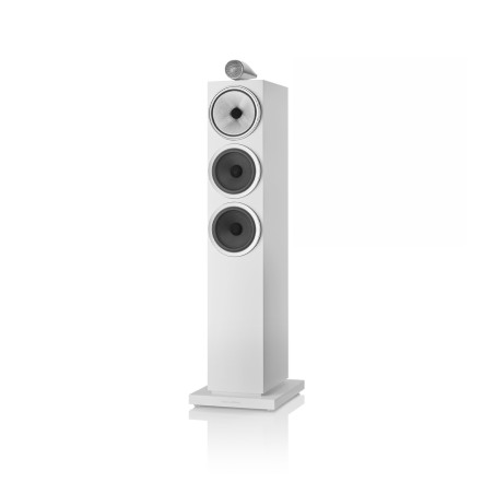 Bowers & Wilkins 703 S3 bianco satinato - Coppia diffusori da pavimento a 2 vie