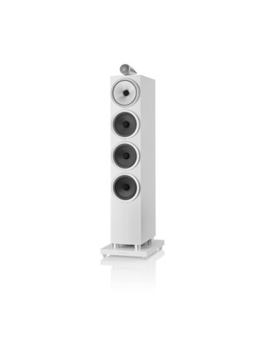 Bowers & Wilkins 702 S3 bianco satinato - Coppia diffusori da pavimento a 2 vie