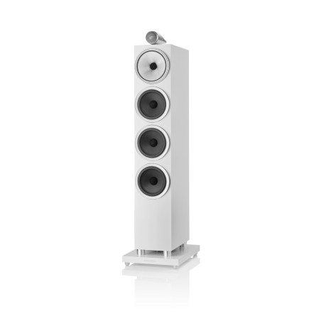 Bowers & Wilkins 702 S3 bianco satinato - Coppia diffusori da pavimento a 2 vie