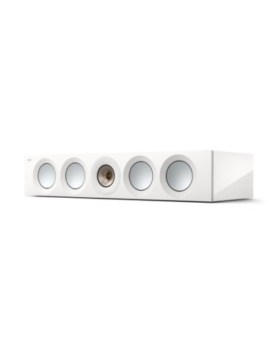 KEF Reference 4 Meta High-GlossWhite/Champagne - Diffusore centrale Home Cinema