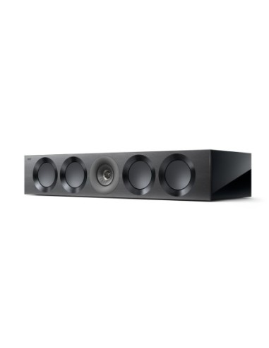 KEF Reference 4 Meta High-Gloss Black/Grey - Diffusore centrale Home Cinema