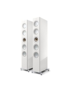 KEF Reference 5 Meta High-Gloss White/Champagne - Coppia...