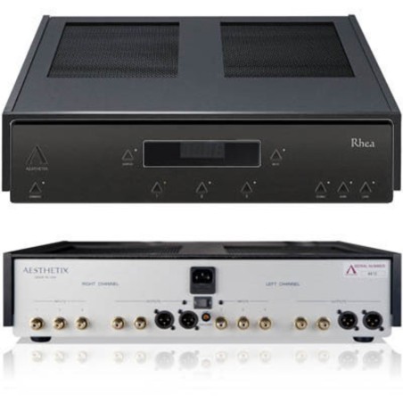 Aesthetix Rhea nero - Preamplificatore fono MM/MC