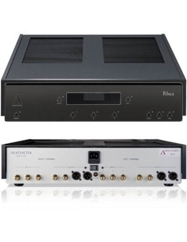 Aesthetix Rhea Signature nero - Preamplificatore fono MM/MC