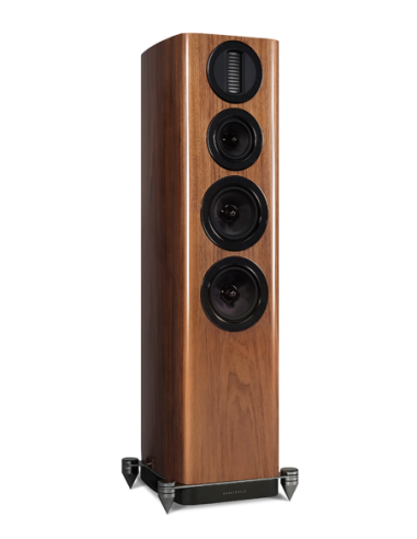 Wharfedale AURA 4 Walnut hi-gloss - Coppia diffusori da pavimento