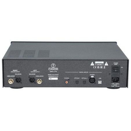 Canor DAC 2.10 Nero - Convertitore Digitale/Analogico