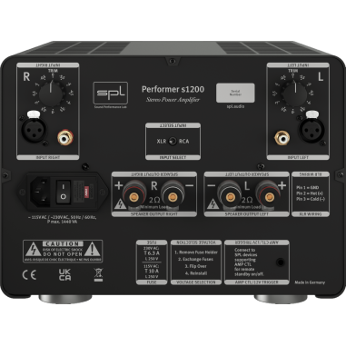 SPL PERFORMER S1200 Silver - Amplificatore finale di potenza
