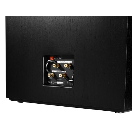 JBL 4367 Nera con griglia nera - Coppia diffusori da pavimento