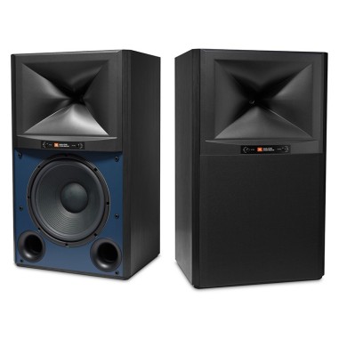 JBL 4349 Nera con griglia nera - Coppia diffusori da pavimento/stand