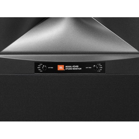 JBL 4349 Nera con griglia nera - Coppia diffusori da pavimento/stand