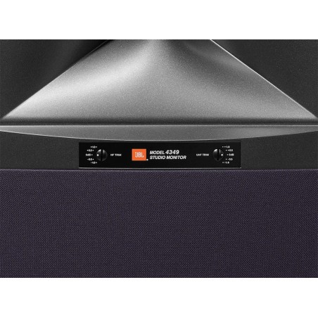 JBL 4349 Nera con griglia nera - Coppia diffusori da pavimento/stand