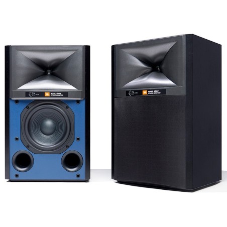 JBL 4309 Nera con griglia nera - Coppia diffusori da pavimento/stand