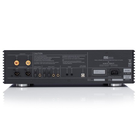 Musical fidelity m6s cd silver - lettore cd e dac