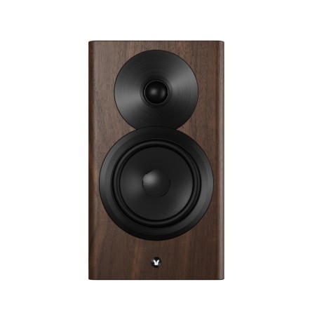 Dynaudio Focus 10 Walnut Wood - Coppia diffusori attivi wireless HiFi da scaffale