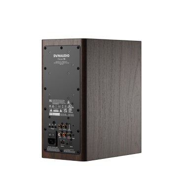 Dynaudio Focus 10 Walnut Wood - Coppia diffusori attivi wireless HiFi da scaffale
