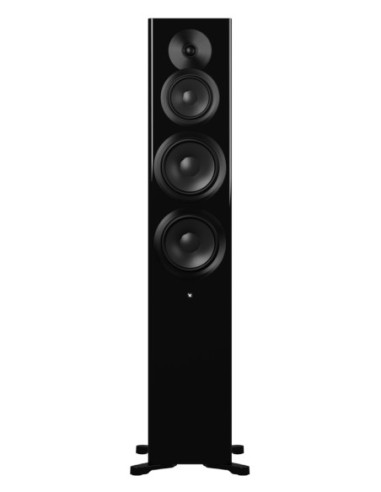 Dynaudio Focus 50 Black High Gloss - Coppia diffusori attivi wireless HiFi da pavimento