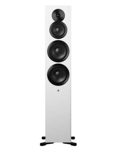 Dynaudio Focus 50 White High Gloss - Coppia diffusori attivi wireless HiFi da pavimento