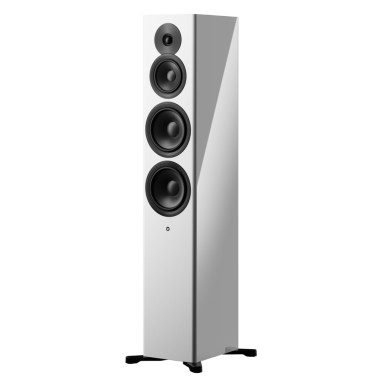 Dynaudio Focus 50 White High Gloss - Coppia diffusori attivi wireless HiFi da pavimento