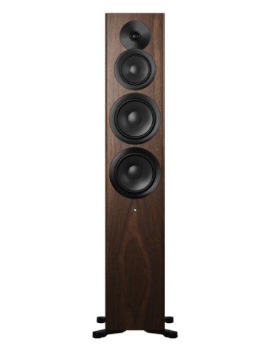 Dynaudio Focus 50 Walnut Wood - Coppia diffusori attivi wireless HiFi da pavimento