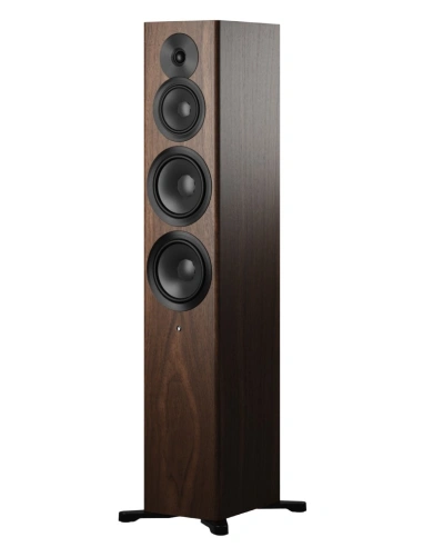 Dynaudio Focus 50 Walnut Wood - Coppia diffusori attivi wireless HiFi da pavimento