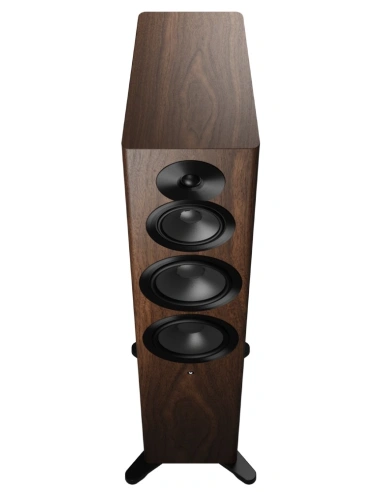 Dynaudio Focus 50 Walnut Wood - Coppia diffusori attivi wireless HiFi da pavimento