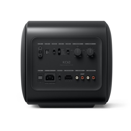 KEF KC62 Nero Carbone - Subwoofer ultra potente e compatto
