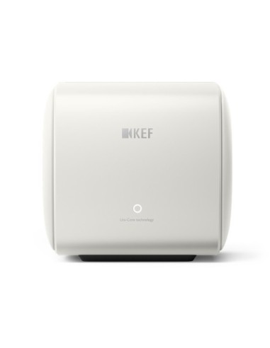 KEF KC62 Bianco Minerale - Subwoofer ultra potente e compatto