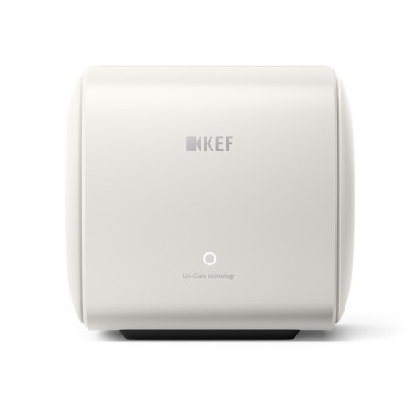 KEF KC62 Bianco Minerale - Subwoofer ultra potente e compatto
