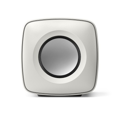 KEF KC62 Bianco Minerale - Subwoofer ultra potente e compatto