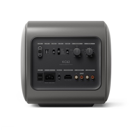 KEF KC62 Titanium - Subwoofer ultra potente e compatto