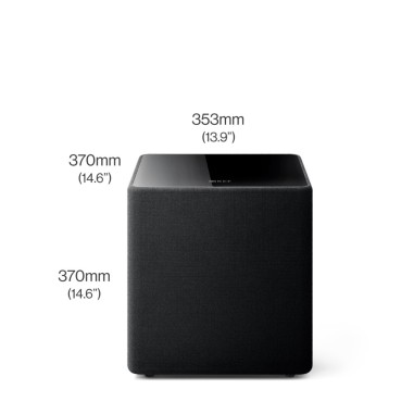 KEF Kube 10b - Subwoofer attivo 300W 25 cm