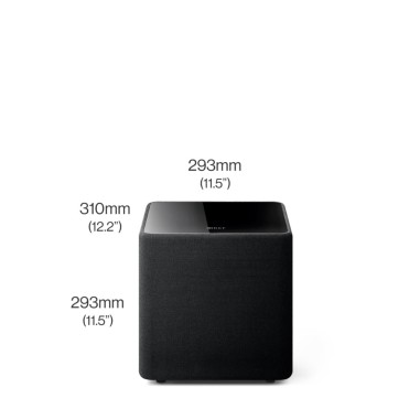 KEF Kube 8b - Subwoofer attivo 300W