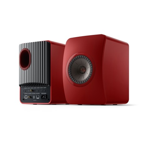 KEF LS50 Wireless 2 Rosso Cremisi Edizione Speciale - Sistema audio attivo HD streaming
